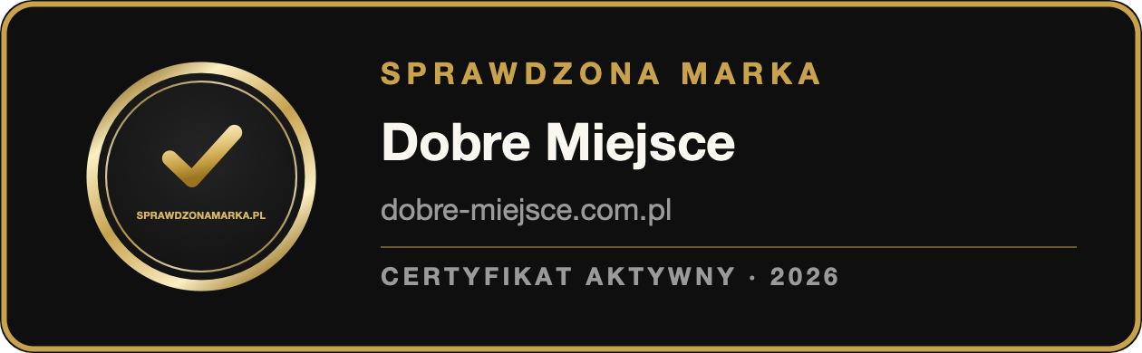 Sprawdzona Marka - certyfikat