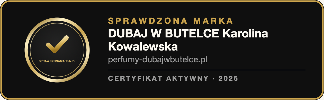 Sprawdzona Marka - certyfikat