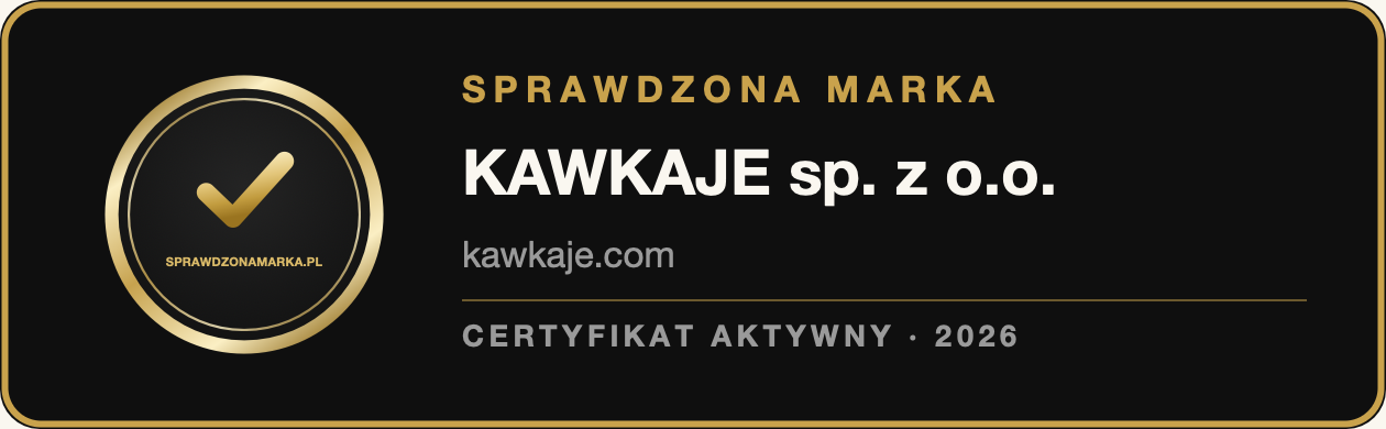 Sprawdzona Marka - certyfikat