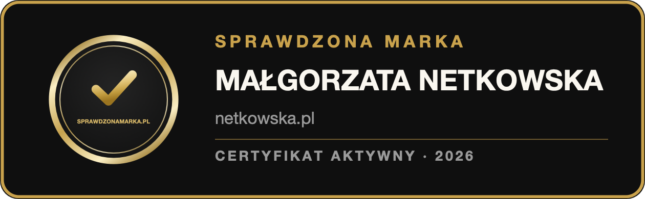 Sprawdzona Marka - certyfikat
